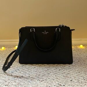 Kate Spade Large Black Tote Handbag Purse